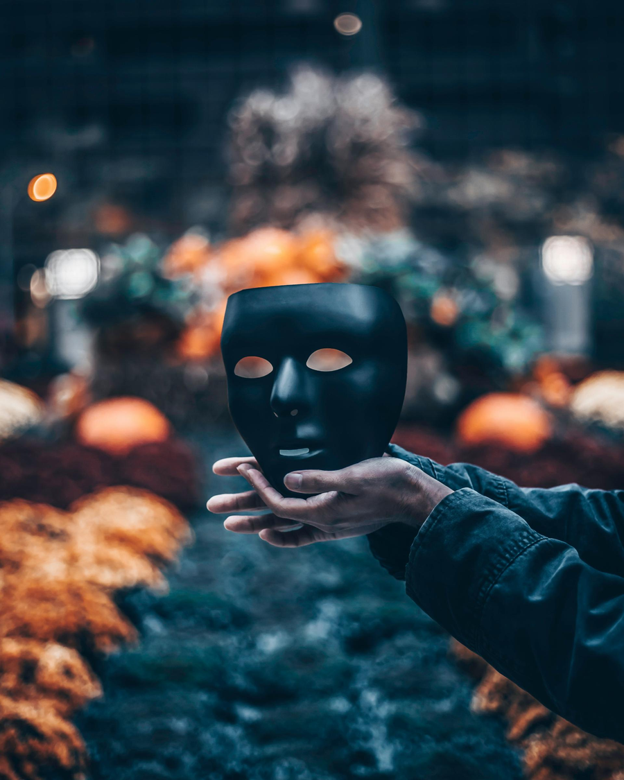 Het masker mag wel af